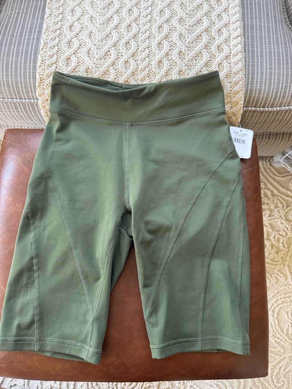 NWT Free People Olive Green women’s  Bike Shorts xs